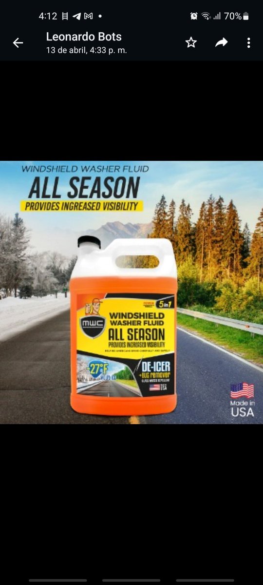 This cleaning fluid is easy to pour without spillage, making it easy and convenient to use. It's available on their webpage and on Amazon too! Link in bio! Miami Wholesale eCommerce @mwc.ecommerce

#ClearViewDriving
#WashAwayWinterGrime
#RoadTripEssential #AllWeatherWindshield