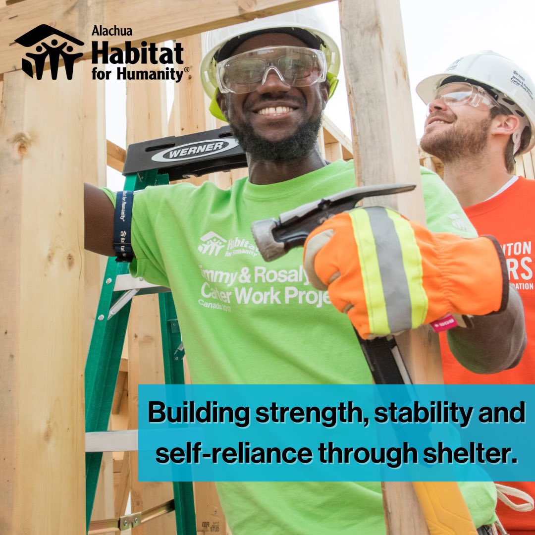 Did you know over 38% of homes in Alachua County are cost-burdened by housing expenses? This means families are faced with tough choices between housing, food, and other needs. Your donation can help build safe homes for those in need. <a href="/alachuahabitat/">Alachua Habitat</a> @fl_victorious #FVFoundation