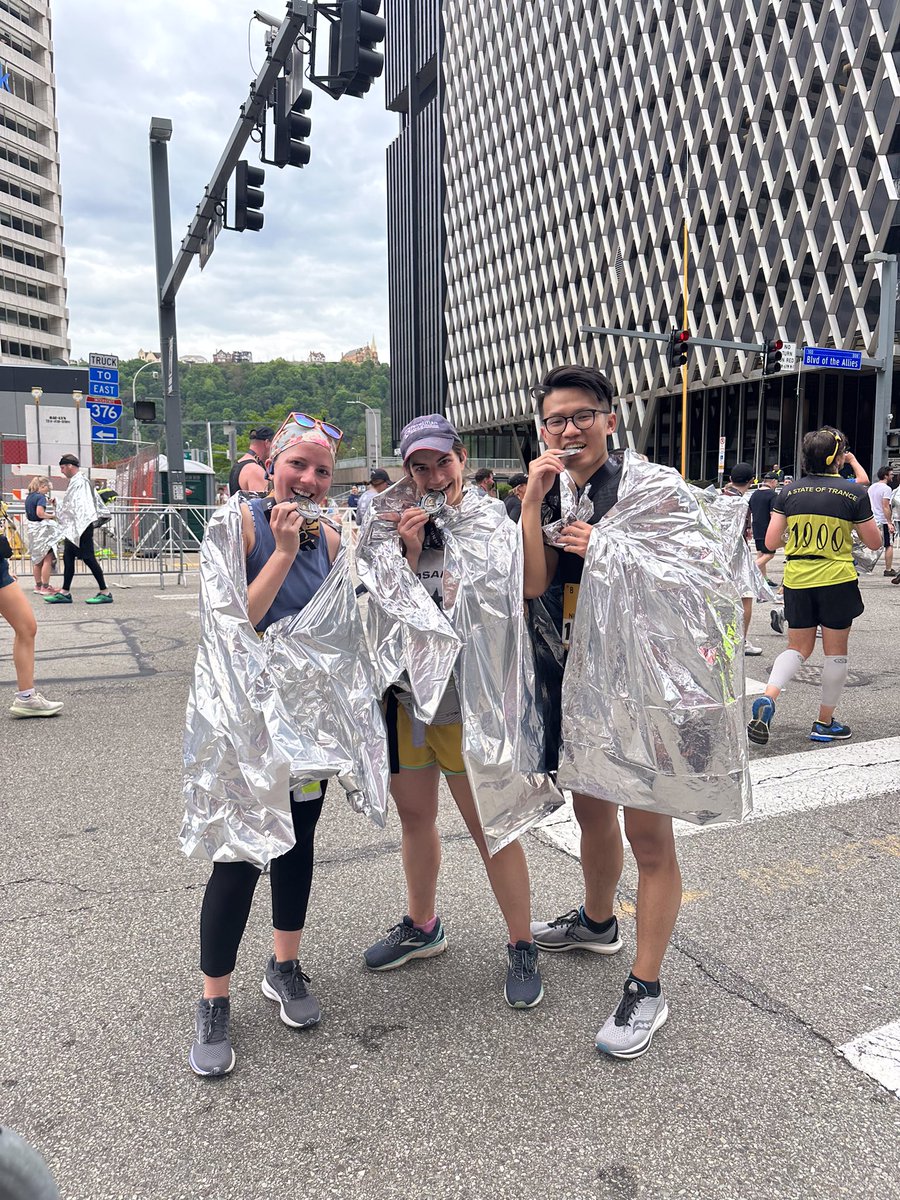 Congratulations to our attendings and residents who ran the Pittsburgh half-marathon last weekend! @ShaumSridharan