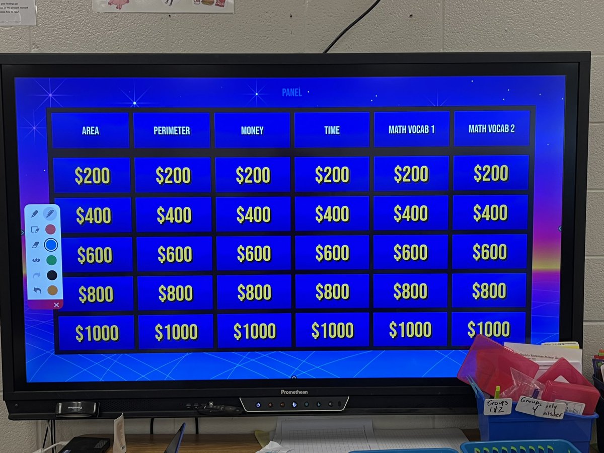 LavalleesClass's tweet photo. Jeopardy math review https://t.co/JxlzfV5LG4