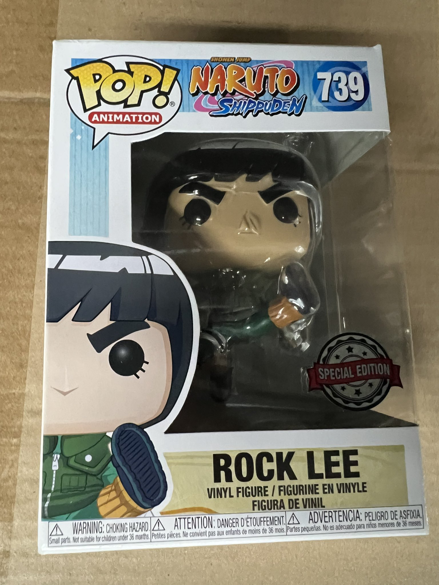 Figurine Funko POP Rock Lee - Special Edition (739) Naruto