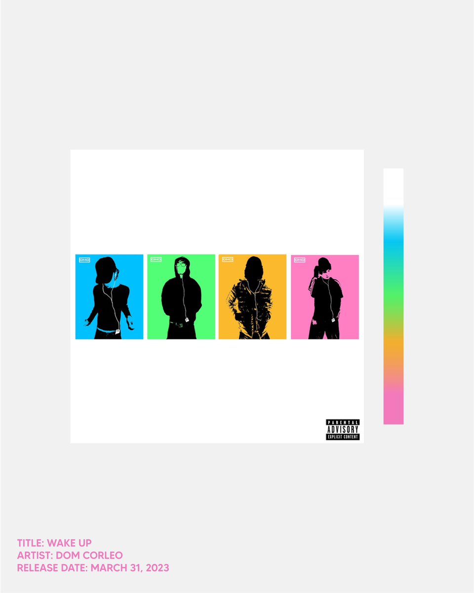 covercodes's tweet image. DECODED: WAKE UP @domcorleo 

#covercodes #wakeup #domcorleo #omo #onmyown #music #hiphop #trap #art #bnyx #f1lthy #design #color #fashion #aesthetics