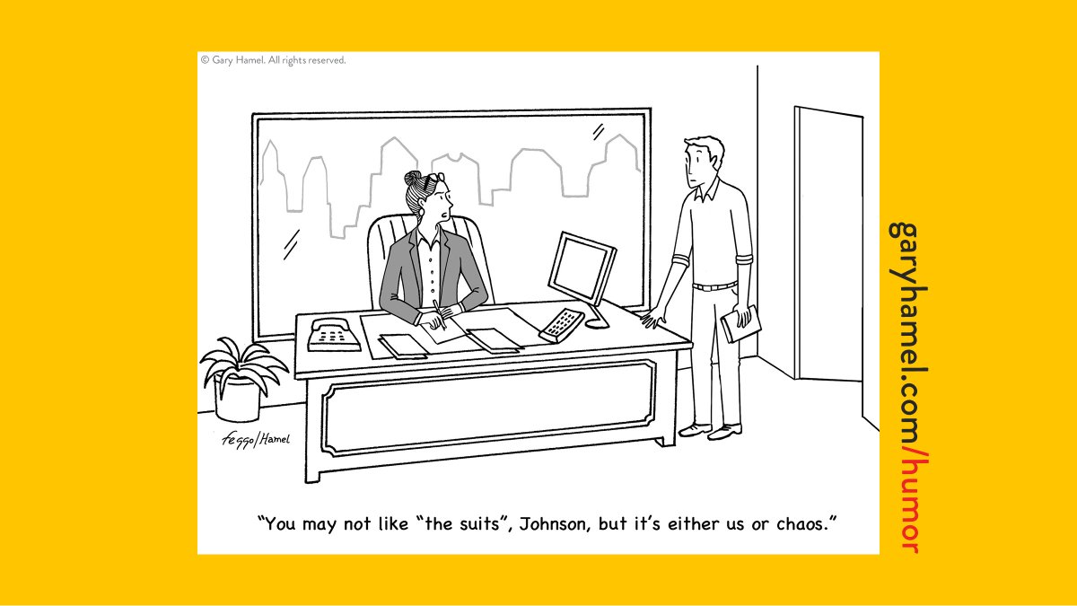 Q: Who needs "managing?" A: Only employees who lack (1) competence, (2) context, and/or (3) consequences. To make employees self-managing, train them to think like business people, give them the info to make smart decisions, and hold them financially accountable for results.