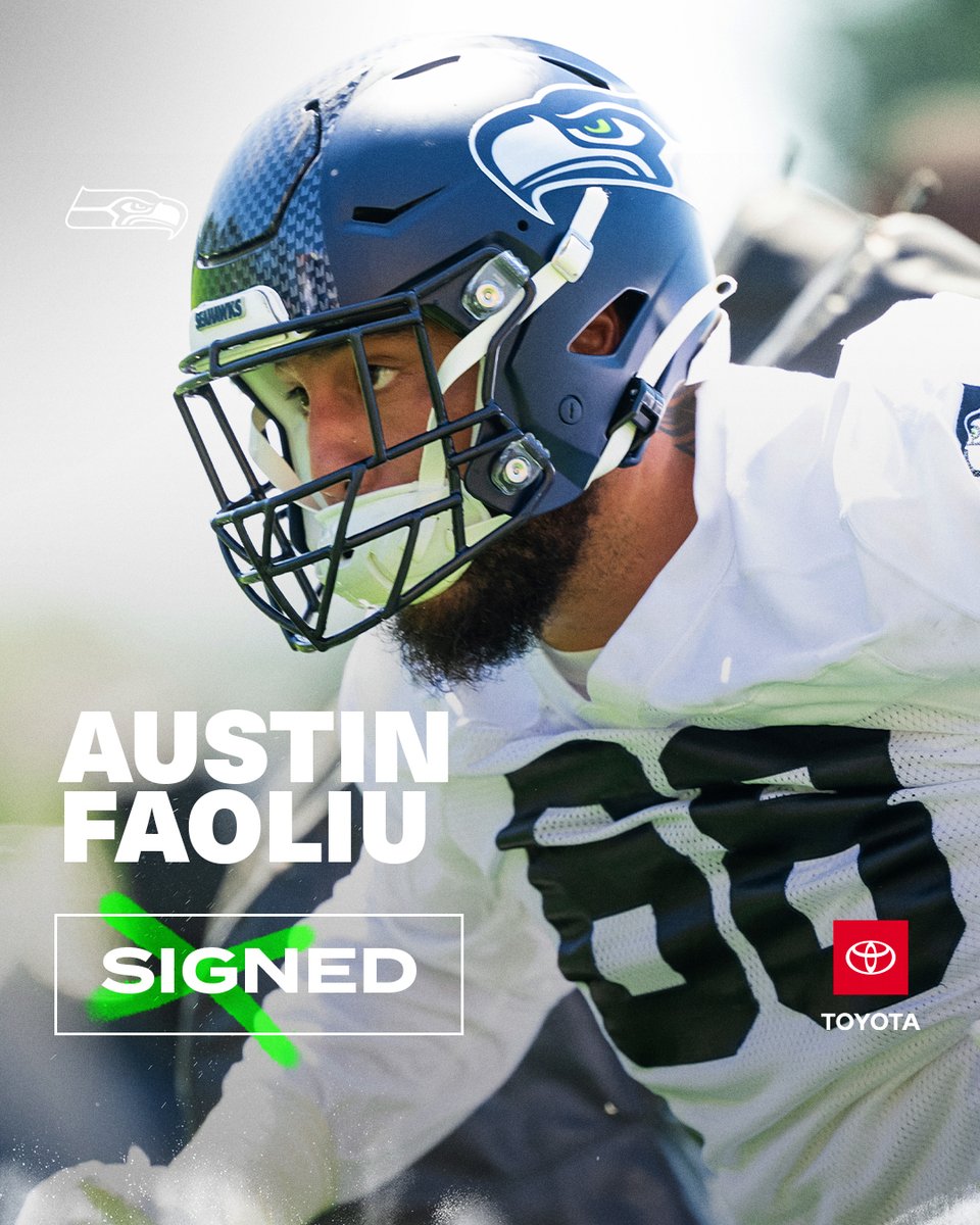 Seattle Seahawks (@seahawks) on Twitter photo Getting another chance. <a href="/XFLSeaDragons/">Seattle Sea Dragons</a> standout, <a href="/Faoliu_10/">Austin Faoliu</a> has signed with us!
#GoHawks x <a href="/Toyota/">Toyota USA</a> Getting another chance. <a href="/XFLSeaDragons/">Seattle Sea Dragons</a> standout, <a href="/Faoliu_10/">Austin Faoliu</a> has signed with us!
#GoHawks x <a href="/Toyota/">Toyota USA</a>