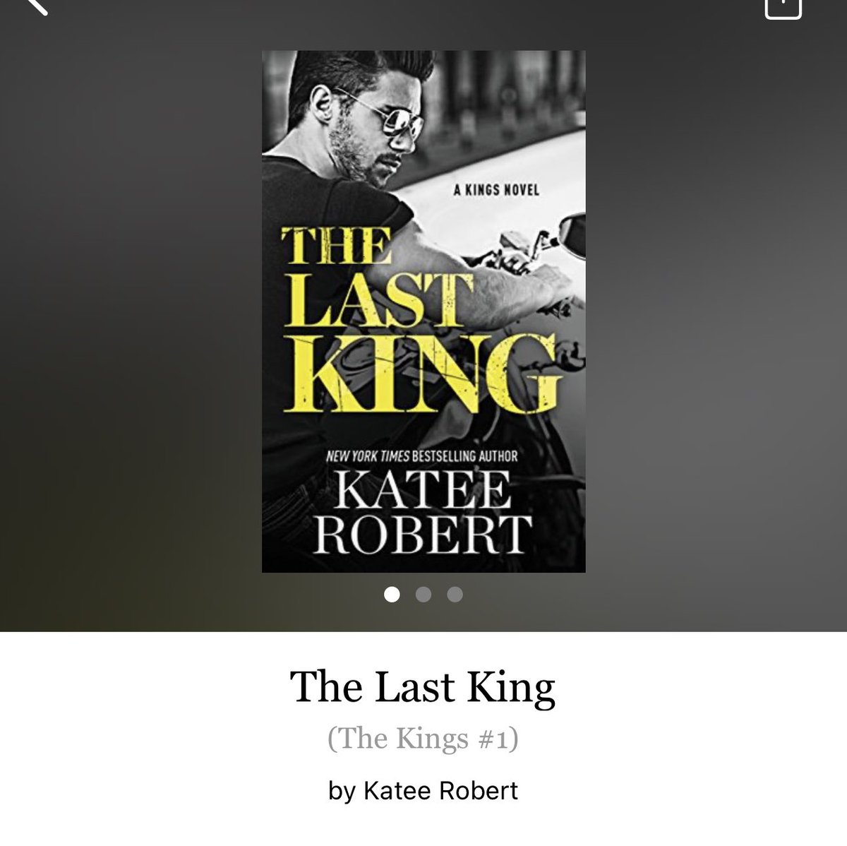 The Last King by Katee Robert 

#TheLastKing by #KateeRobert #4810 #24chapters #336pages #April2023 #353of400 #Series #Audiobook #59for15 #10hourAudiobook #TheKingsSeries #Book1of2 #BeckettAndSamara #clearingoffreadingshelves #whatsNext #readitquick