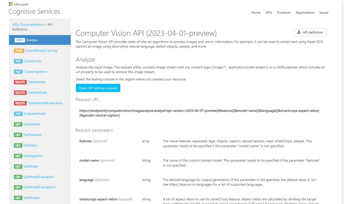NicoRobPro's tweet image. Latest news around #Azure #CognitiveServices: new APIs are out for Computer Vision and Content Safety in preprod portals. Coming soon? 🤩