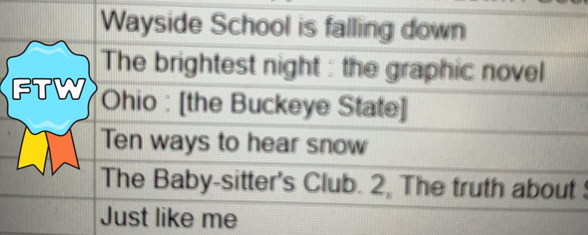 carolynvibbert's tweet image. I’m kind of obsessed with checking our number of overdue books. Today Ohio was returned! We were so excited to see it back. You do not want to be a library without Ohio books! #PWCSLibraries #librarytwitter