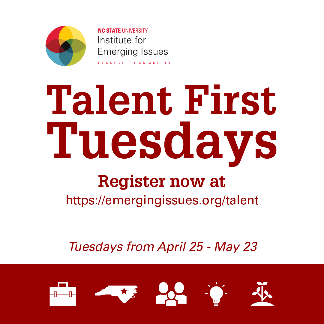 emergingissues's tweet photo. Today’s #TalentFirstTuesday double header featured the Families with Young Children and Disabilities/Neurodiversity breakouts from the #TalentFirstNC forum. Talent First Tuesdays is a special series of #TheConnectorIEI. Listen: https://t.co/CQg90mzOkz https://t.co/WN39QE7DV9