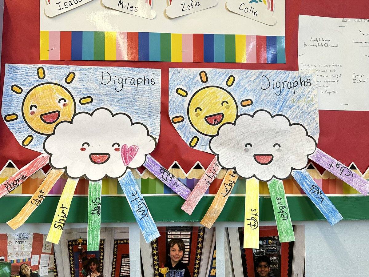 MsJOGara's tweet photo. Wonderful project adapted from Reading Horizons! Using our skills with Digraphs,  Soft C, and Soft G sounds!! Just in time for pride month and summer! Proud of my kiddos for keeping up with their reading, inclusivity, and skills! Proud teacher ALWAYS! #fpbsdSHINES @FPBSchools https://t.co/EECJZh1Y70
