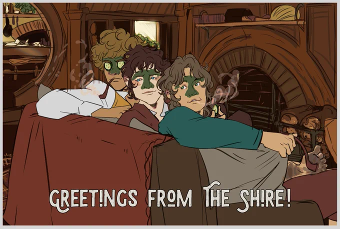 The "S" in "Shire" stands for Selfcare #LOTR #LOTRart