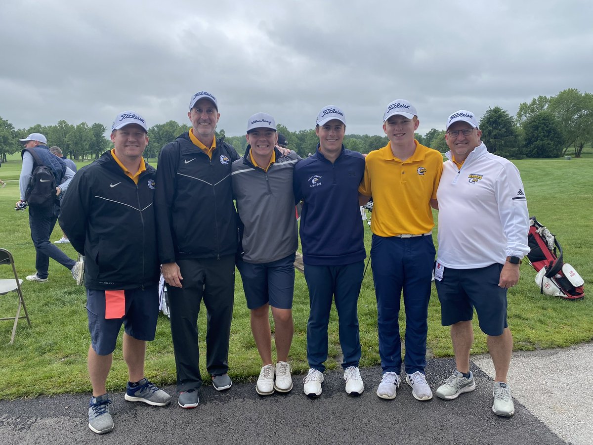 Caden Mickelson is your 2023 Class 5 MSHSAA men’s golf champion!  Congratulations Caden! <a href="/LNEaglePride/">Liberty North Eagles</a>