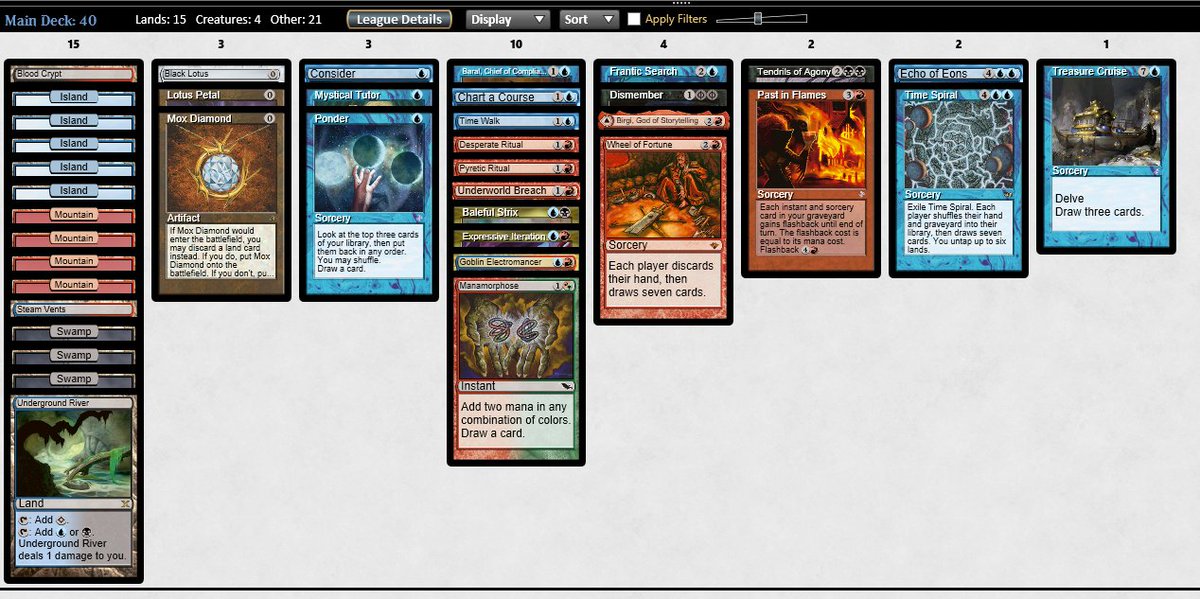 second cube, trophy #1. Deck was a blast, quite absurd tbh