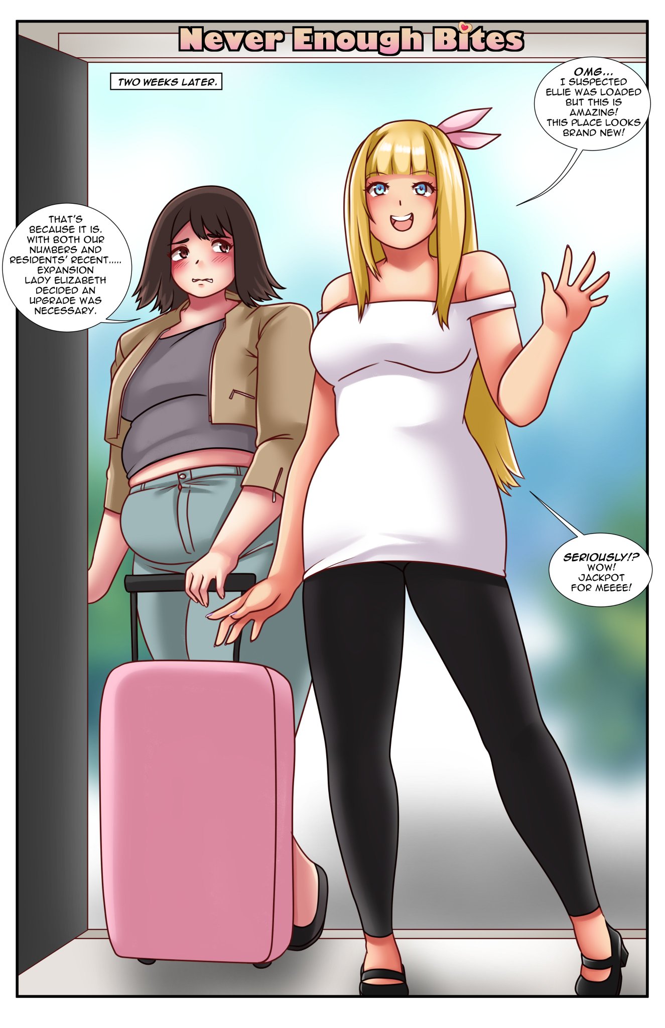 Alice on X: Page 1 Never Enough Bites Sequel comic of Just One More Bite  My collab comic with rainydayglutton. Page 22 is up on Patren. A new girl,  a new beginning.