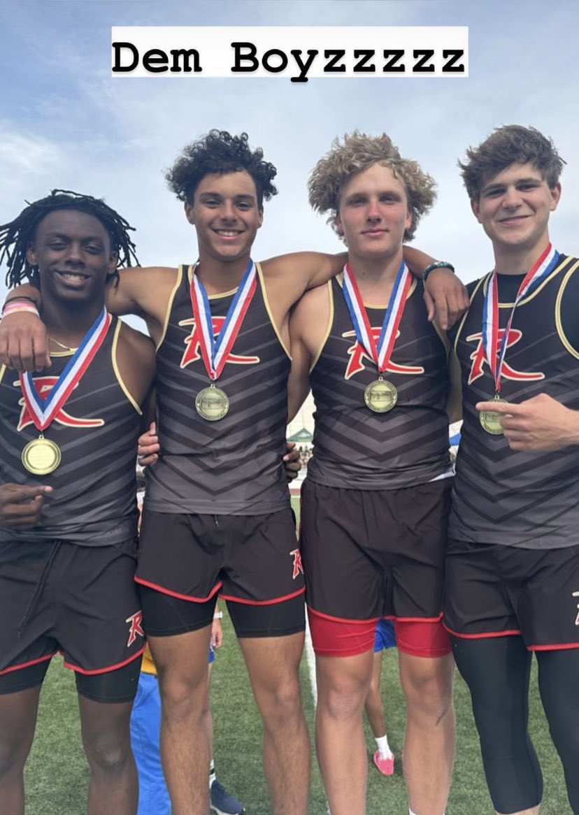 LWesneskiJr's tweet photo. Congrats Holy ReDeemer 4x100 team of Dylan Cassetori, Josh Wesneski, Jacob Hunter &amp; Zach Perta District 🥇44.05 #OnToStates https://t.co/d7wcuDxlyI