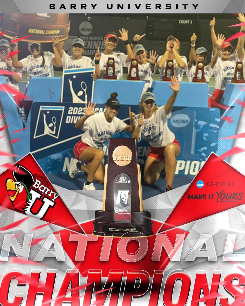 🏆NATIONAL CHAMPIONS for #D2WTEN is Barry University, for the 6th consecutive time!!🏆