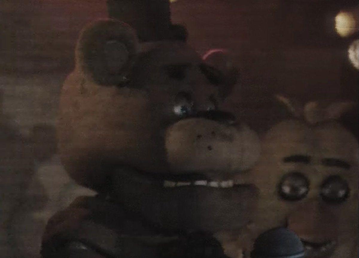 REAL Five Nights at Freddy's animatronics from the upcoming #FNAFMovie