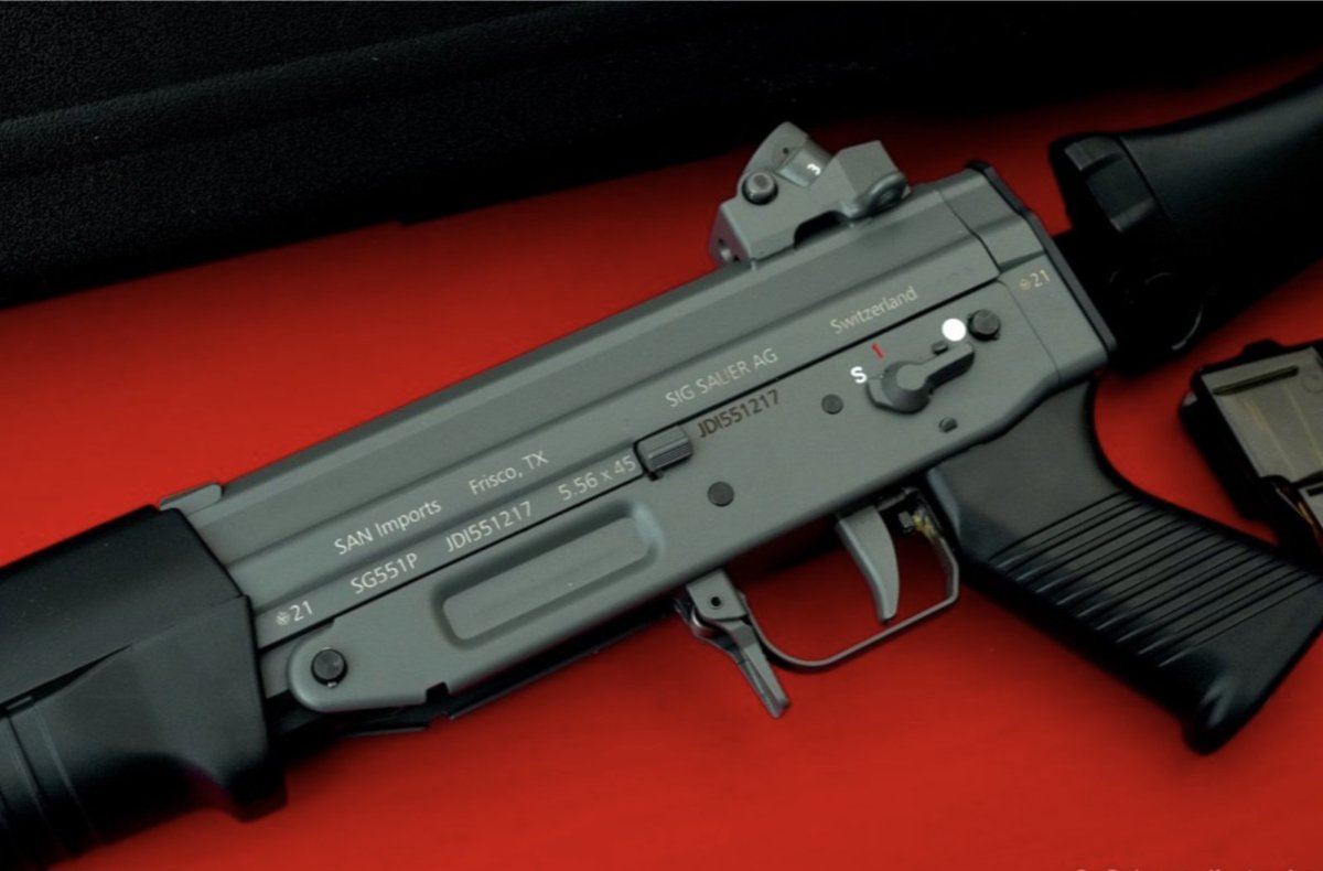 🔥 Hot Item on GunBroker: Ultra Rare San Swiss SIG SG551P Pistol chambered in 5.56mm.
🔥 See it here: bit.ly/41BCHzv
 
#gunbroker #rareguns #sigsauer #556mm