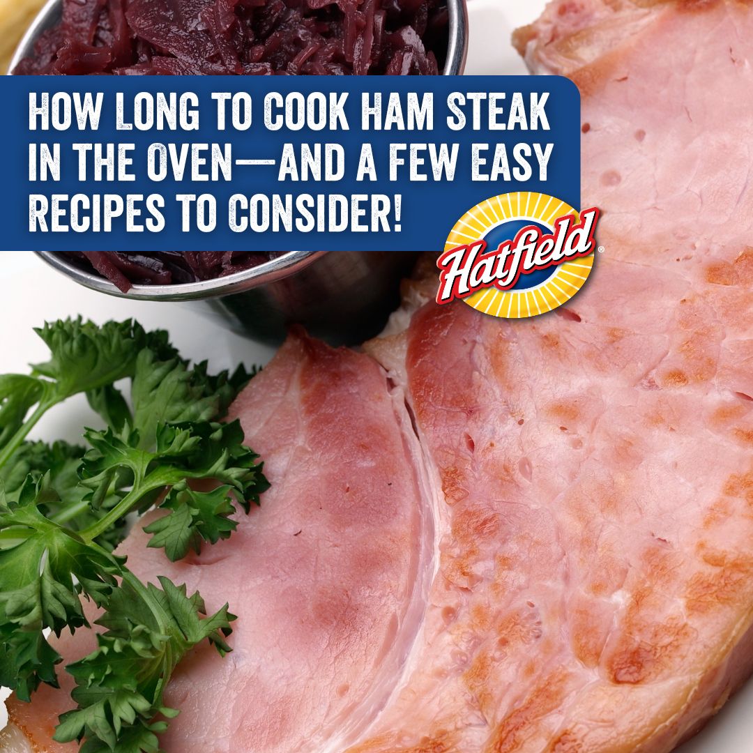 HatfieldMeats's tweet image. If cooking an entire #ham is too intimidating, try our delicious #HamSteaks! Discover recipes and cooking tips on our blog: bit.ly/3W7Z8Lx