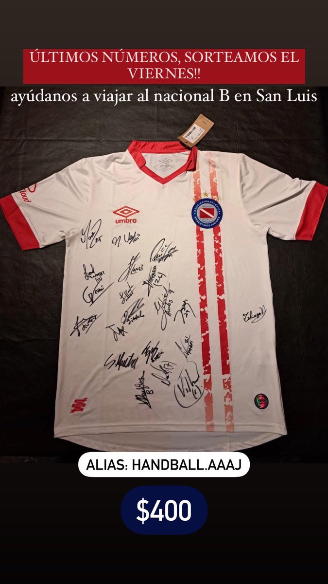 Ayudemos al <a href="/HandballAAAJ/">Handball AAAJ</a> a viajar a San Luis 👇🐞