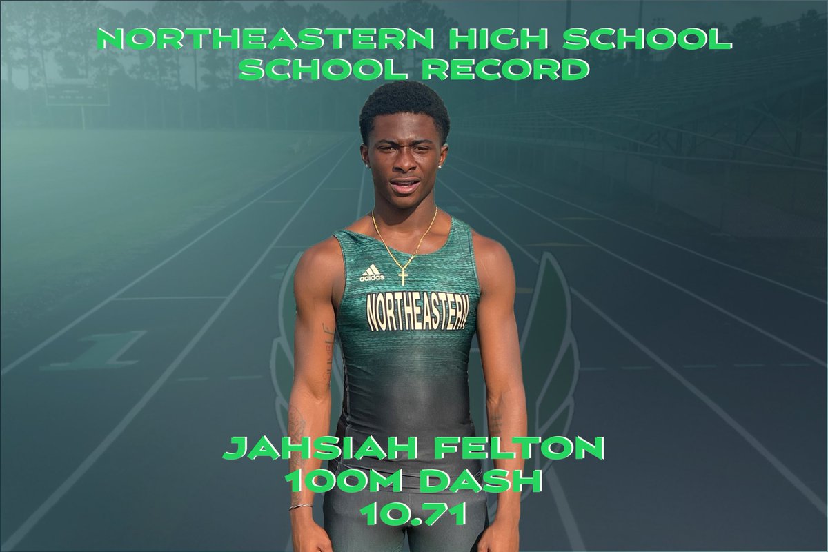 NHSTrackandXC's tweet photo. School Records fall at 2A East Regionals #statesloading https://t.co/kfoItPNqMJ