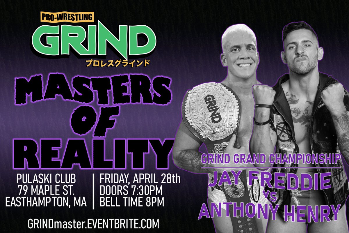 AND NOW

Your MAIN EVENT of #MastersOfReality

@jay_freddie 🆚 @Antnyhenry !