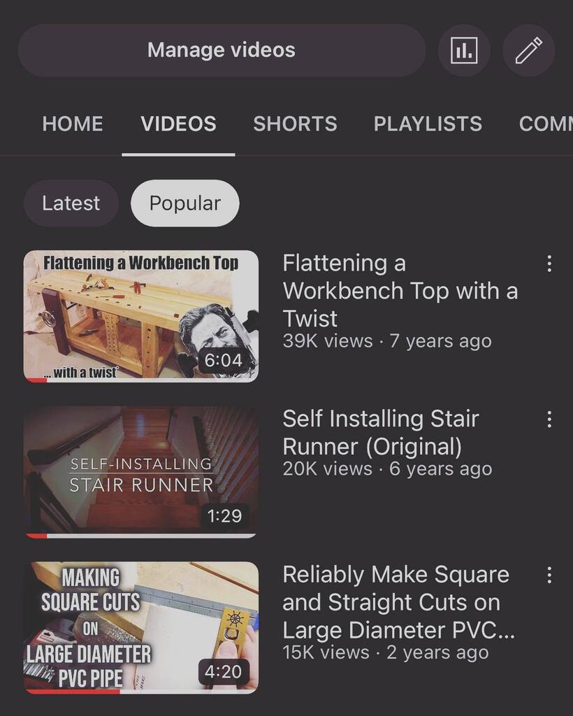 After years of making random @youtube videos, a spur-of-the-moment tip video on cutting PVC pipe is my most evergreen.  Go figure! I guess it makes sense, me being a professional plumber and everything. #lowesproject @ytcreators #diy @nickofferman instagr.am/p/CsUzXsCL1Z4/