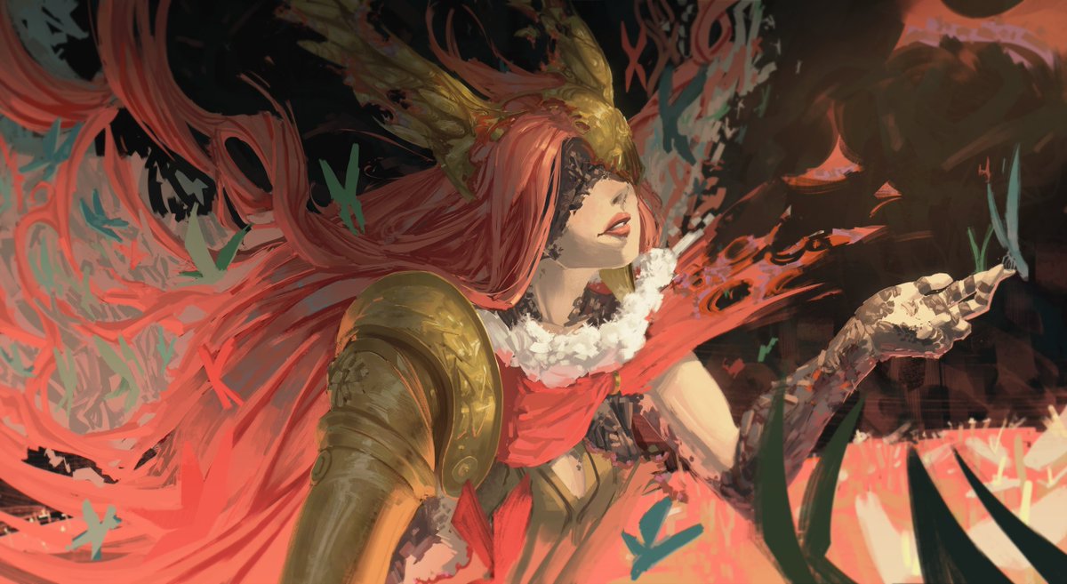 dissydraws's tweet photo. Malenia, Blade of Miquella https://t.co/GeXnTsU09g