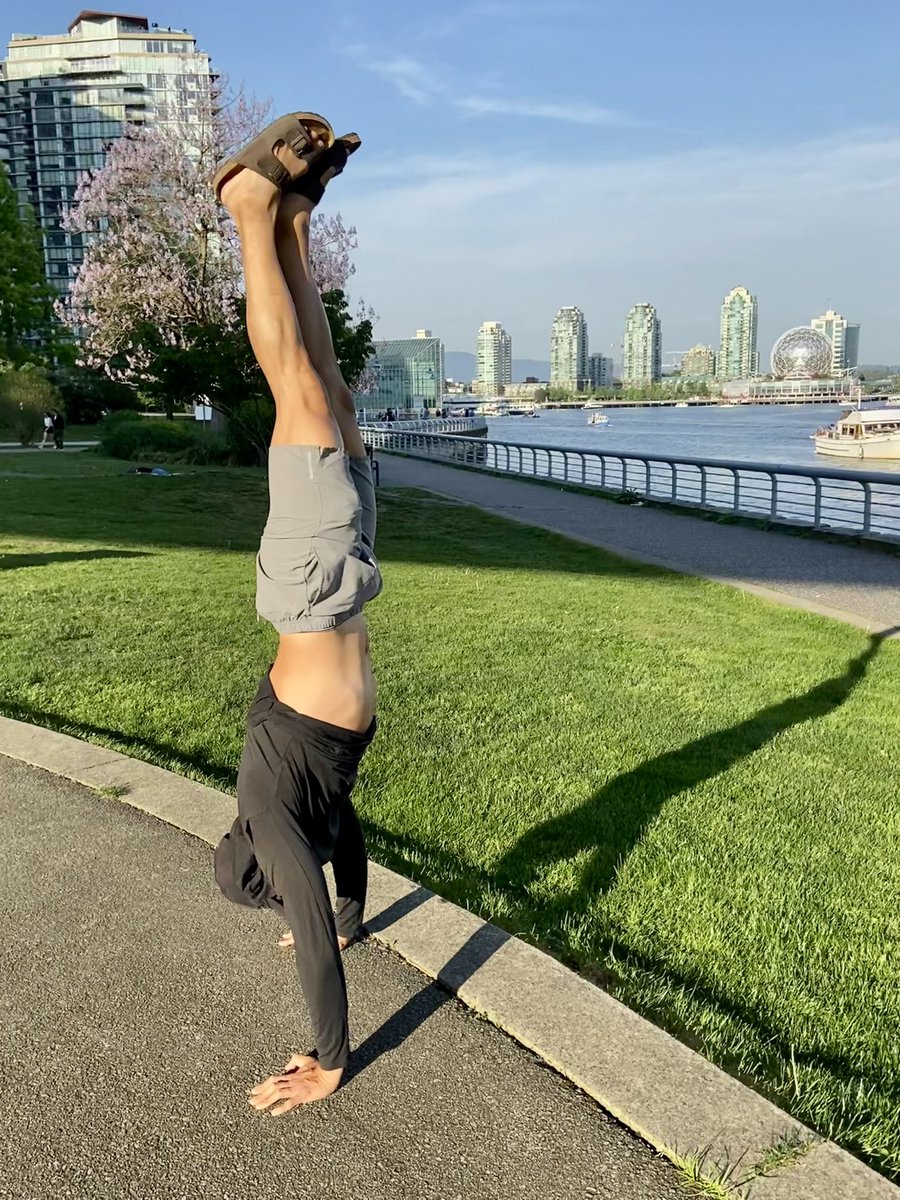 Beautiful day for a handstand!