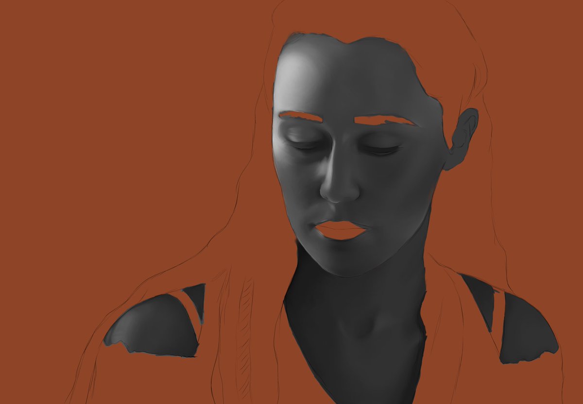 dreamsingreen's tweet photo. Should probably be sleeping, but I'm obviously not, I'm all caught up with doing this digital painting #Lexa #workinprogress #digitalart https://t.co/eKhTC3xsZ0