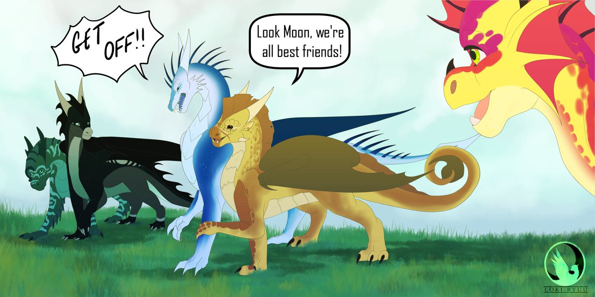 LokiRyuu's tweet photo. These 5 live rent free in my head
#wof #wingsoffire #dragon #moonwatcher #turtlewof #winter #quibli #kinkajou https://t.co/TTQp3tNKEh