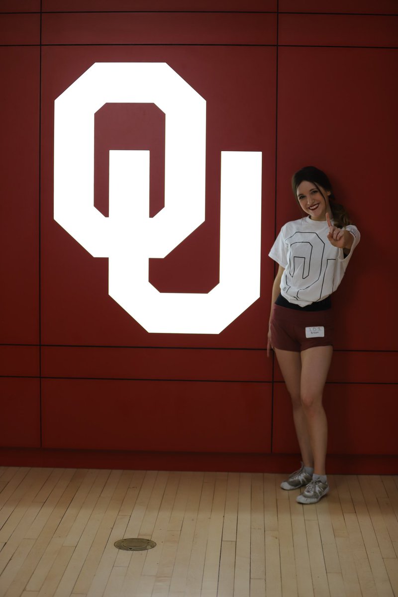 OU coed cheer♥️☝🏼