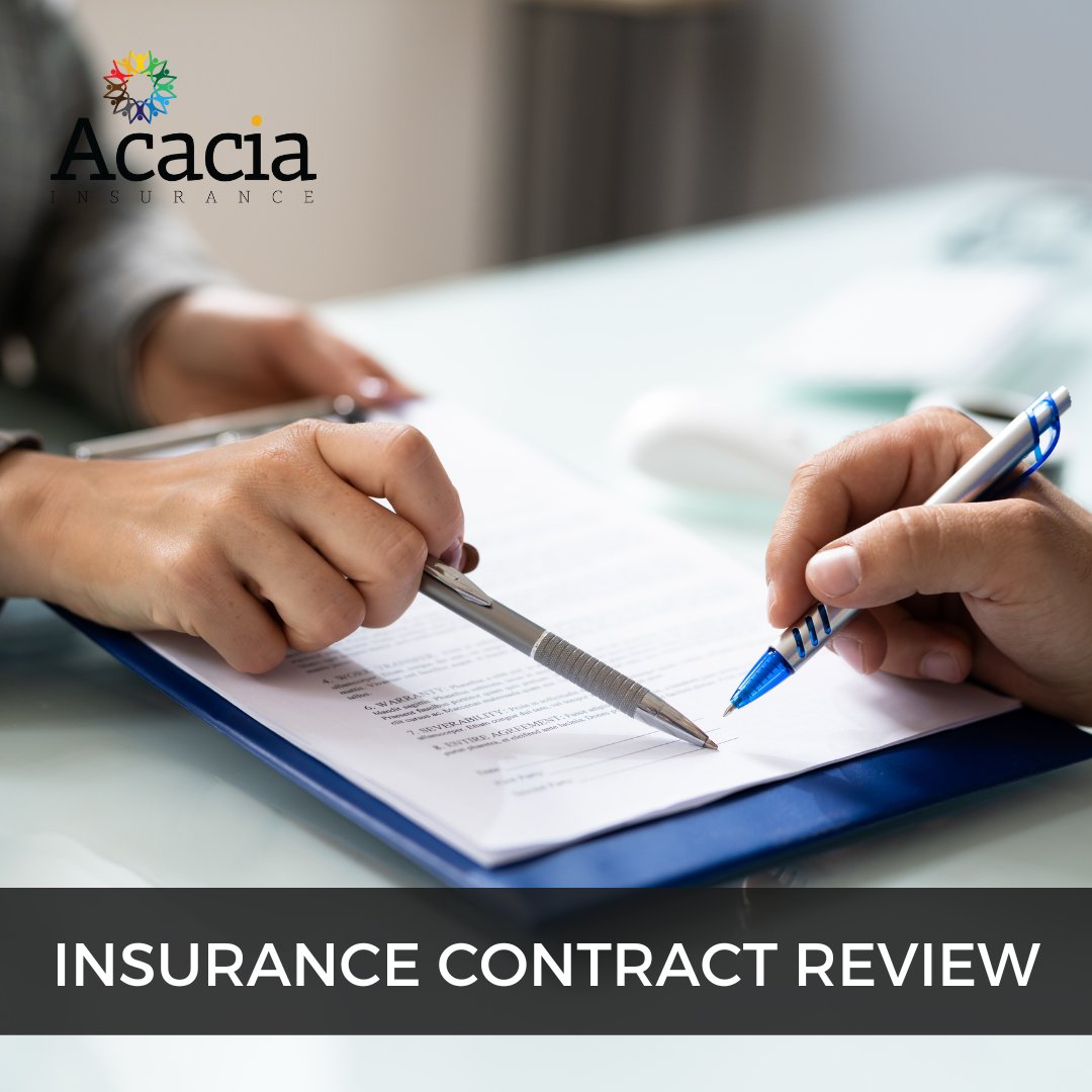 AcaciaInsurance's tweet image. Why contract review is crucial for your insurance. Did you know that your contracts could contain hold harmless or indemnity agreements that could put your business at risk? Contact us to learn how we can help protect your business - bit.ly/3O6Z0dc

#insuranceadvisers
