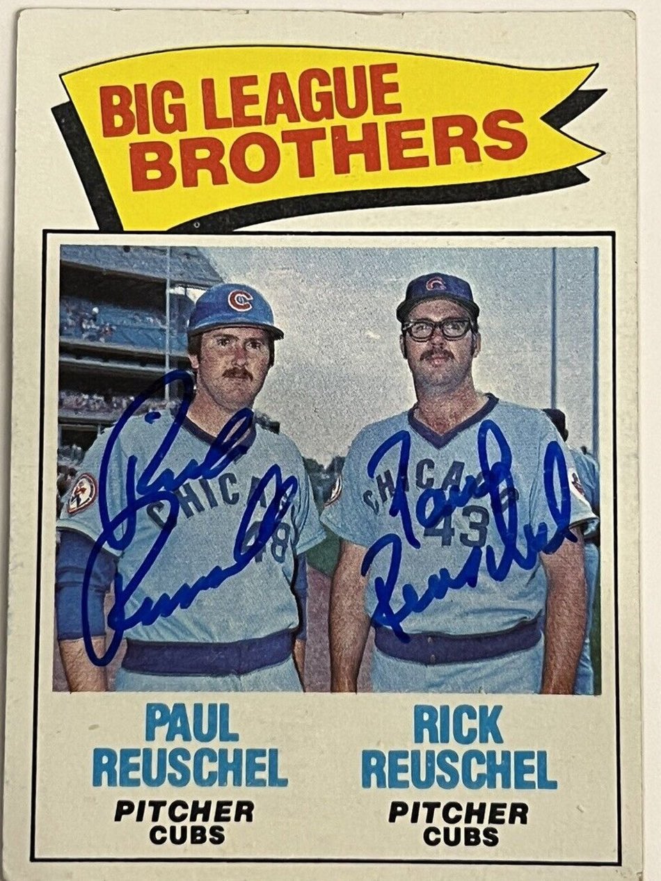 Happy Birthday to the legendary Rick Reuschel! What a duo! 