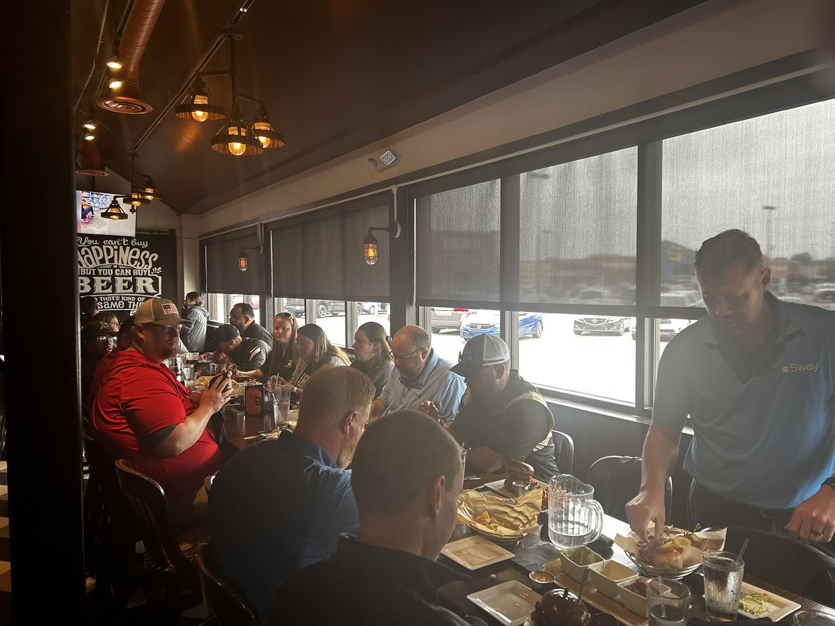 Dr. Pete ATC (@drpeteatc) on Twitter photo Great day catching up and talking AT things! This, this is what #athletictraining is all about! <a href="/SwayMedical/">Sway Medical</a> and <a href="/HenrySchein/">Henry Schein</a> with <a href="/brianmatix/">Brian Matix</a> came to visit <a href="/kcacsports/">Kansas Collegiate Athletic Conference</a> AT’s and other AT’s in the area for a luncheon! <a href="/RtaylorATC/">Raeann</a> <a href="/AndrewDrakeATC/">Andrew Drake, MAT, LAT, ATC ⚕️</a> <a href="/Kyler_King/">Triple_G78</a> Great day catching up and talking AT things! This, this is what #athletictraining is all about! <a href="/SwayMedical/">Sway Medical</a> and <a href="/HenrySchein/">Henry Schein</a> with <a href="/brianmatix/">Brian Matix</a> came to visit <a href="/kcacsports/">Kansas Collegiate Athletic Conference</a> AT’s and other AT’s in the area for a luncheon! <a href="/RtaylorATC/">Raeann</a> <a href="/AndrewDrakeATC/">Andrew Drake, MAT, LAT, ATC ⚕️</a> <a href="/Kyler_King/">Triple_G78</a>