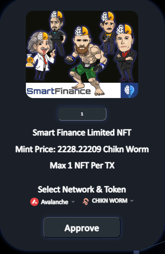 SmartFinanceDex's tweet photo. Orrr stay on #Avalanche  and use some of your favorite tokens to purchase a piece of this DEX !!! @traderjoe_xyz @chikn_nft @kalao @joepegsnft @0xCampfire @opensea @blur_io @Crossmint https://t.co/3Uk03C23jM