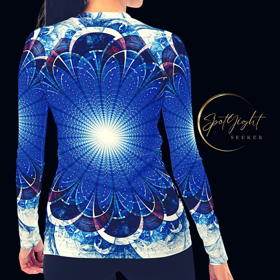 Perpetually Woke Woman's Stunning Rash Guard from the Rebel Artist Collection.  Subscribe for 10% OFF.

#rashguard #forartists #birthright #blueswimsuit #surfsup #surfergirl #inspirational