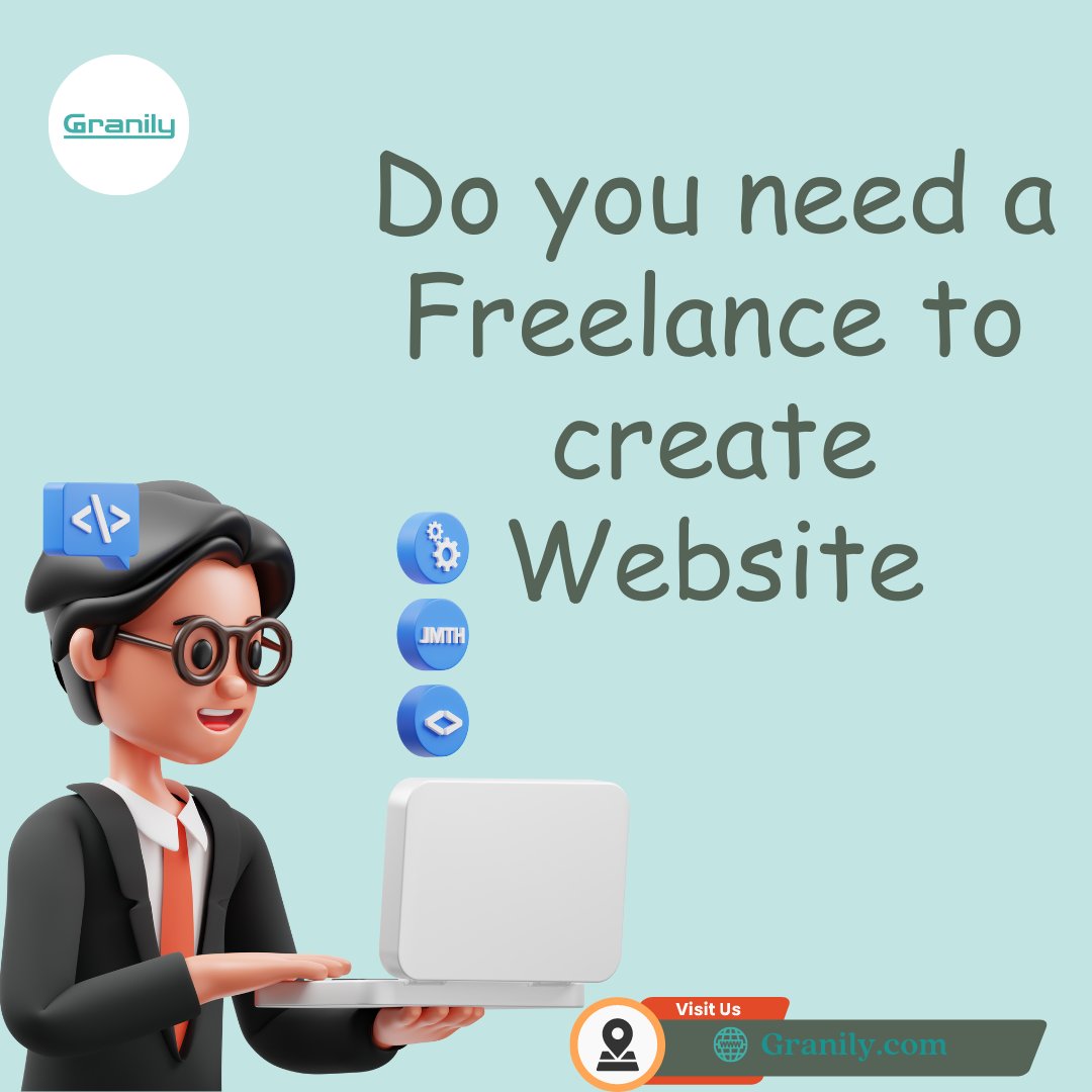 Granily120936's tweet image. Unlock the full potential of your online presence with a freelance website creator. Let our experts design and develop a stunning, functional website that reflects your brand and achieves your business goals.#WebsiteCreator #WebDesign #WebDevelopment #OnlinePresence
