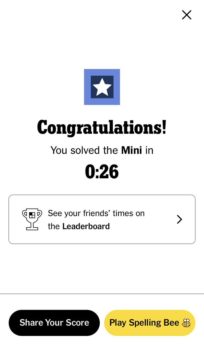 I think this is my PB.