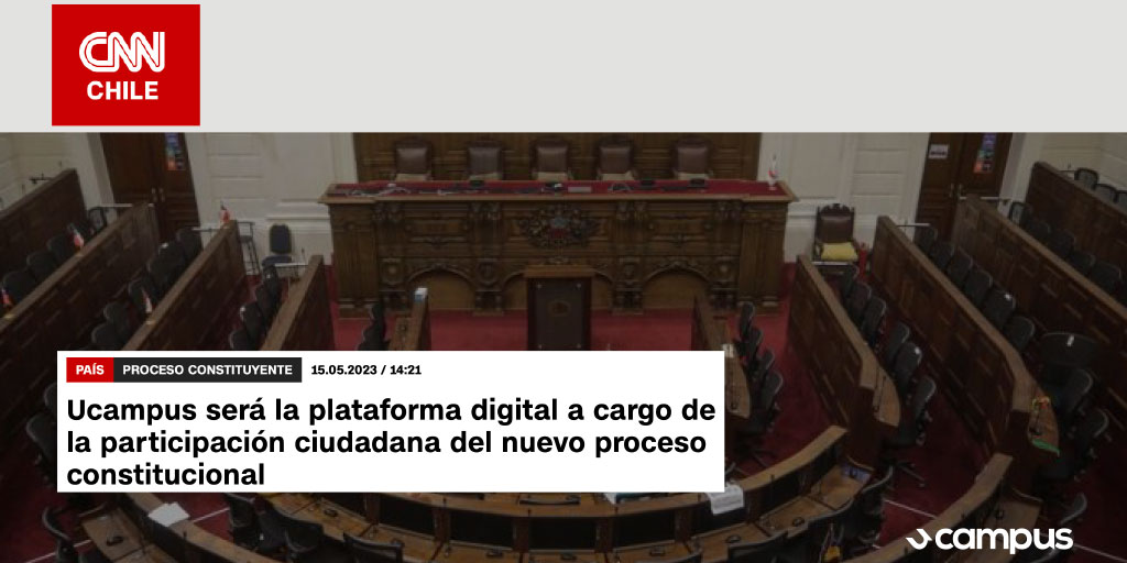 ucampus_cl's tweet photo. ¡Ucampus en la prensa! Medios de comunicación informan que del 7 de junio al 7 de julio estará disponible el proceso de participación ciudadana para el #ProcesoConstituyente, donde #Ucampus desarrolló dos de los cuatro mecanismos

@CNNChile @diario_eha @PrensaInnova @Estrategiacl https://t.co/xHWKKkbYPX