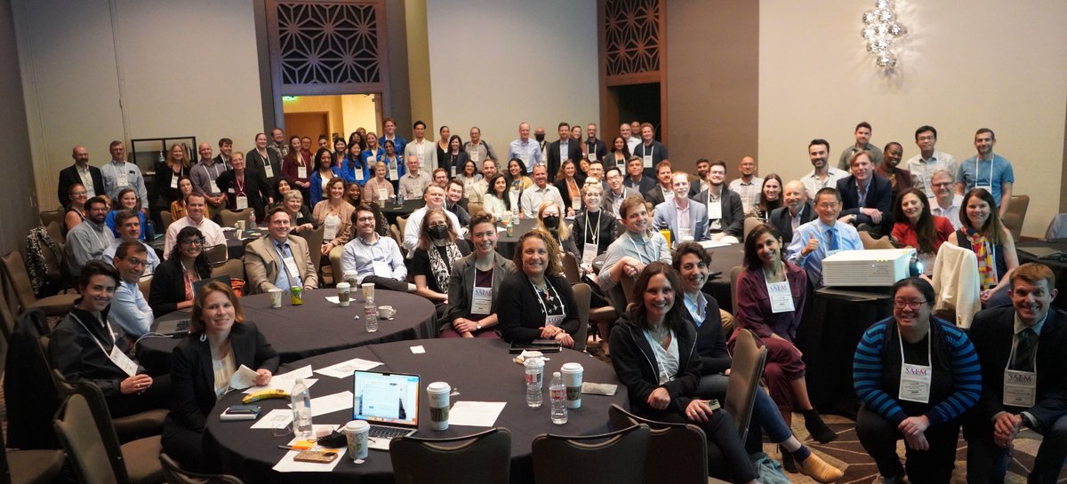 StanfordEMED's tweet photo. An amazing #SAEM23 Consensus Conference on #PrecisionEM thanks to all of these incredible participants! We watched history in the making &amp; caught a glimpse of the future of EM. Stay tuned to hear more about the new far-reaching 10-year research agenda crafted by the participants! https://t.co/1p8MqXBPN9
