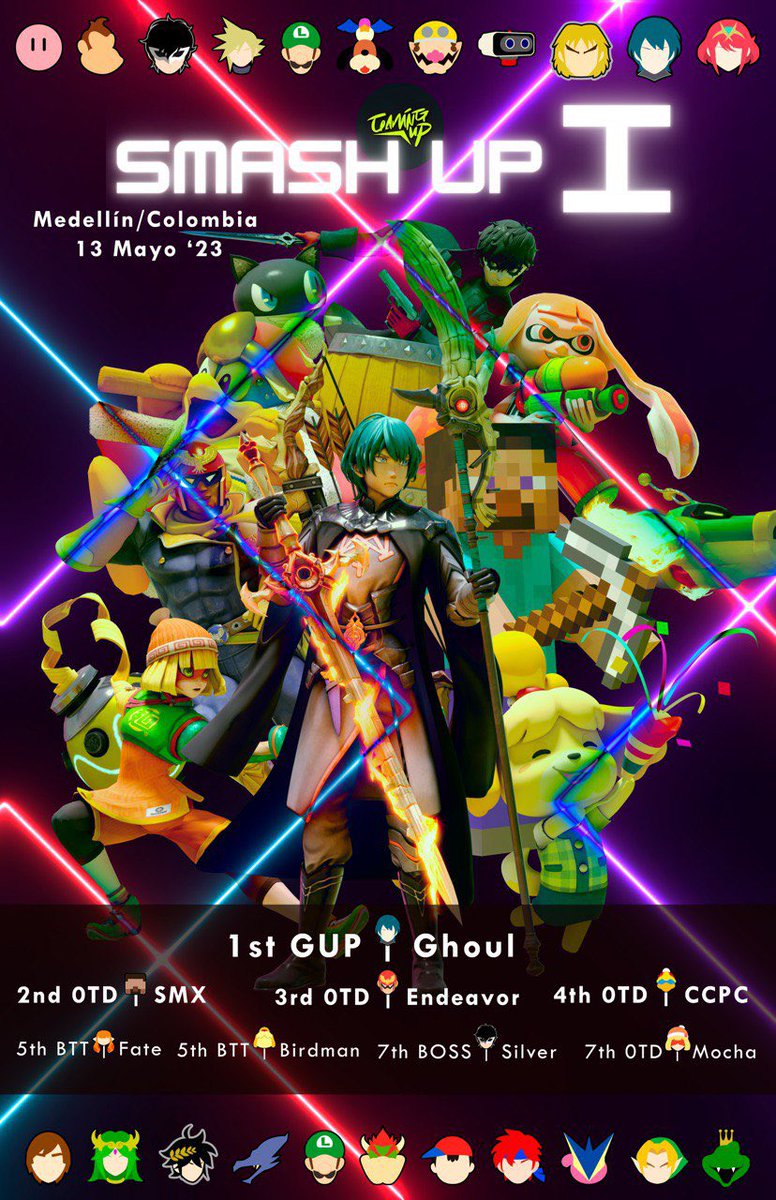 teamgamingup's tweet photo. Estos son los ganadores de nuestro primer torneo de Super Smash 💚
¡Felicitaciones a todos los ganadores! ¡Gracias a todos los participantes!✨

1 @GhoulTarazona
2 @0TD_Smx199
3 endeavor
4 @cristian_palo93
5 @fateSSBU
5 @LicBirdman
7 @_silvercol
7 @mochaccio https://t.co/QvQTDF5Ttp