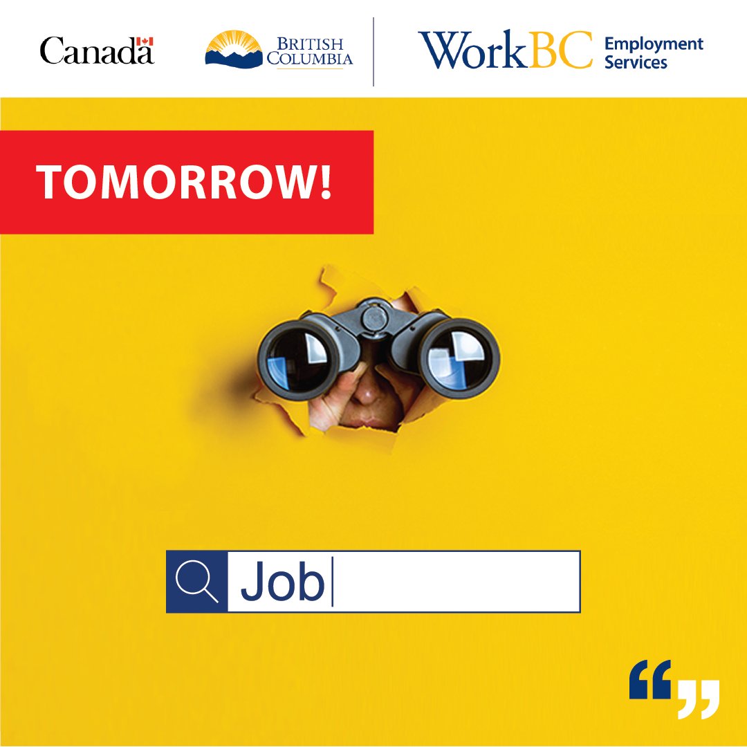 ⭐TOMORROW!⭐ Looking for work & need some resume editing, interview tips or ideas of where to start your search? Come to our employment drop-in hosted by WorkBC! Wednesday, April 19, 1-2:30 pm Upstairs at the Main Branch #NewWest #NewWestminster #nwplibrary @workbc_newwest