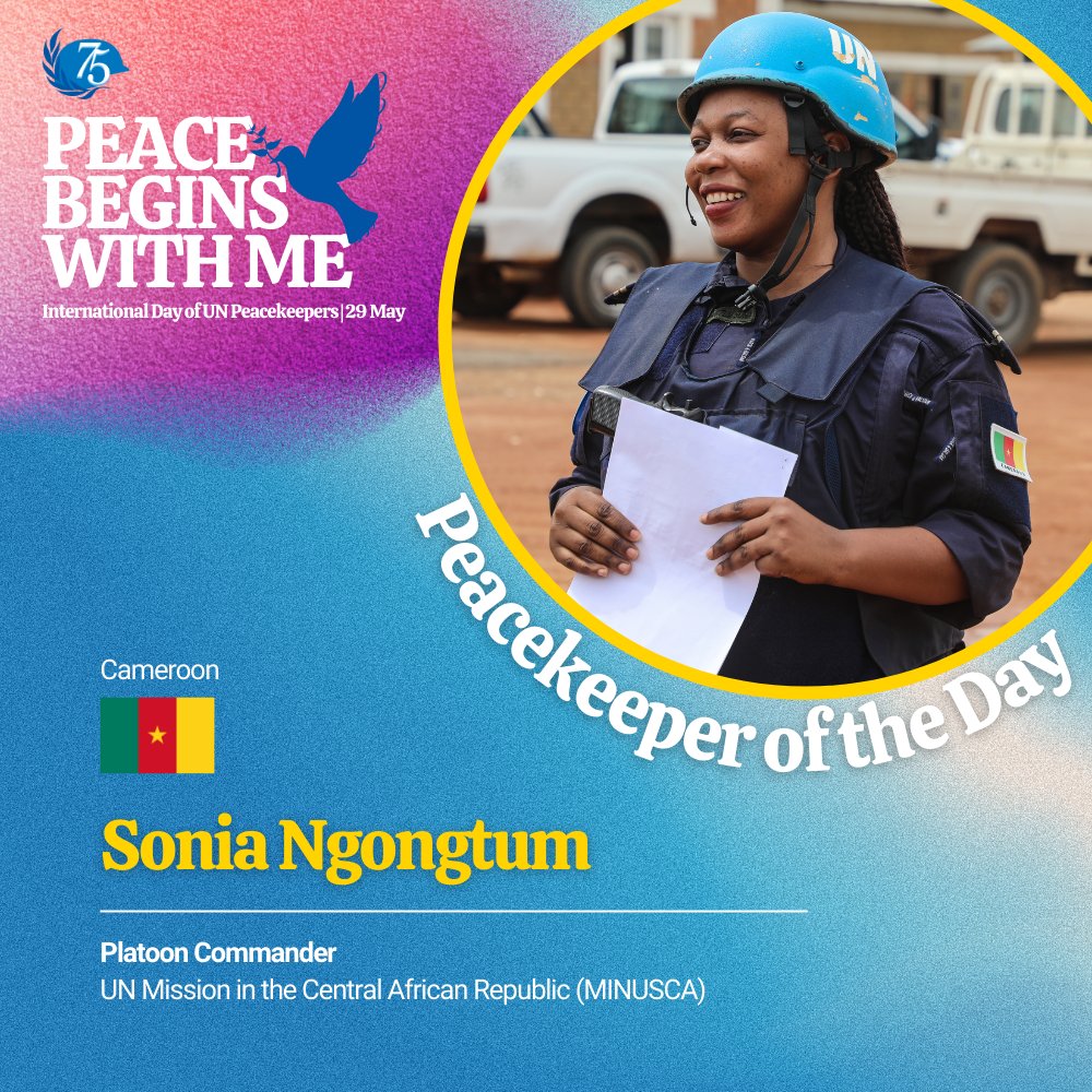 UN Peacekeeping on Twitter: 