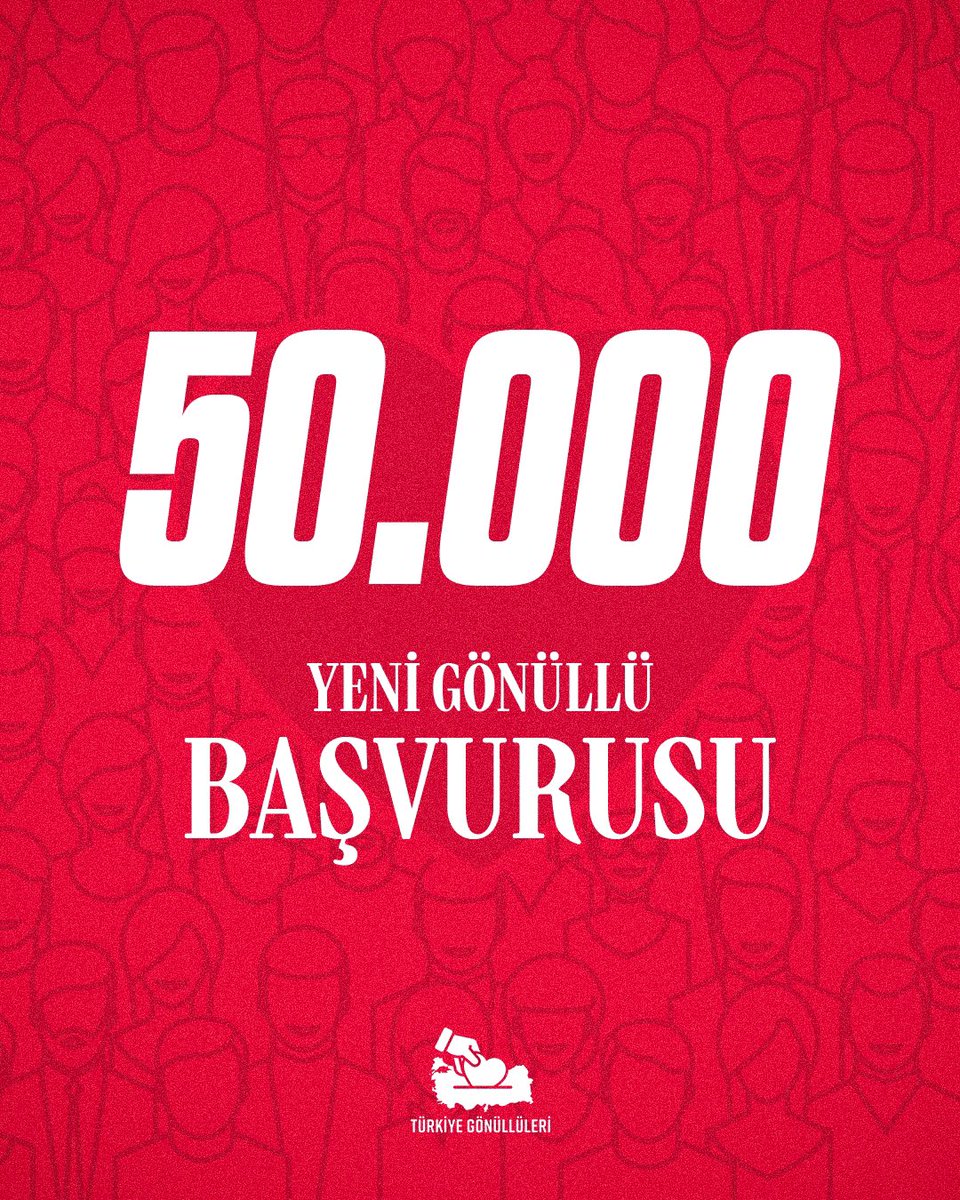 Mücadelemize ortak olan 50.000 yeni gönüllümüzle dünden daha güçlüyüz. 🫶

kayit.turkiyegonulluleri.org