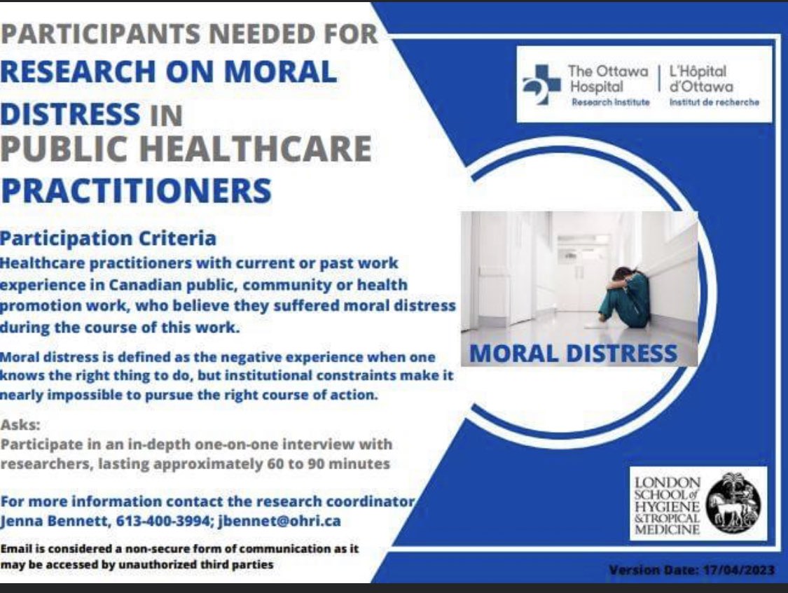 ame_perron's tweet photo. Public Health &amp; Community Health Nurses in Canada, consider participating in this study. The focus has been put almost exclusively on acute &amp; critical care nurses, and while that is important your distinct realities/experiences need to be understood. 
@LeighChappy
@carolynstrom https://t.co/bdR7SXbMcN