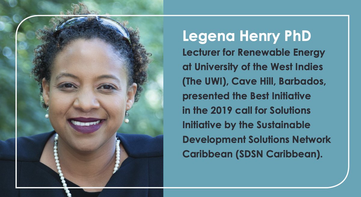 rumandsargassum's tweet photo. Four years ago today. CEO and Founder Dr. Legena Henry presents "Alternative to Electric Vehicles: Biofuels in #Barbados" at the Global Solutions Forum, a side meeting to the 74th UN General Assembly.

https://t.co/B9T8dSDGg1 https://t.co/SrHKYjVIoq