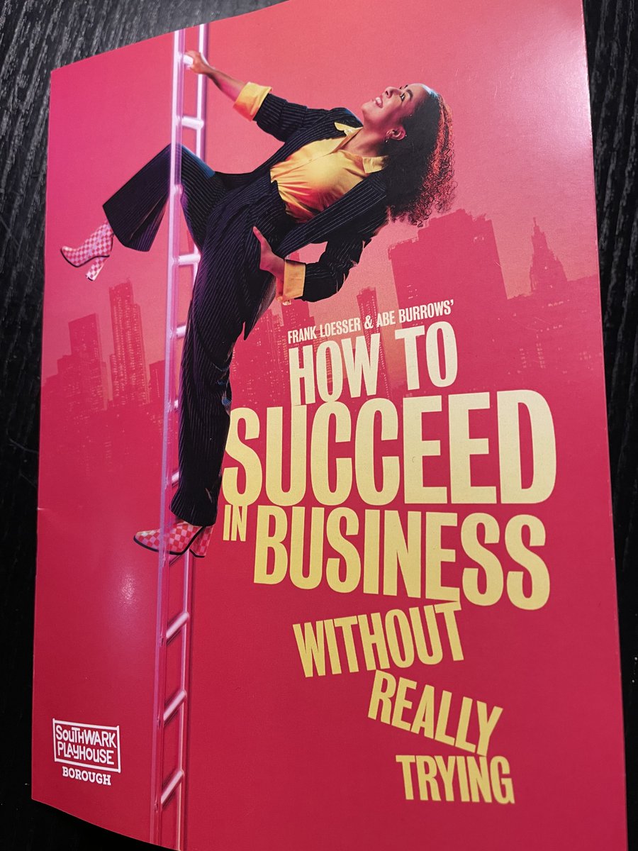 nickcurtis's tweet photo. Just back from #HowToSucceedInBusiness... @swkplay. Review tomorrow on https://t.co/ztH2TTLUlt and @ESCulture https://t.co/ihssjOt7SQ