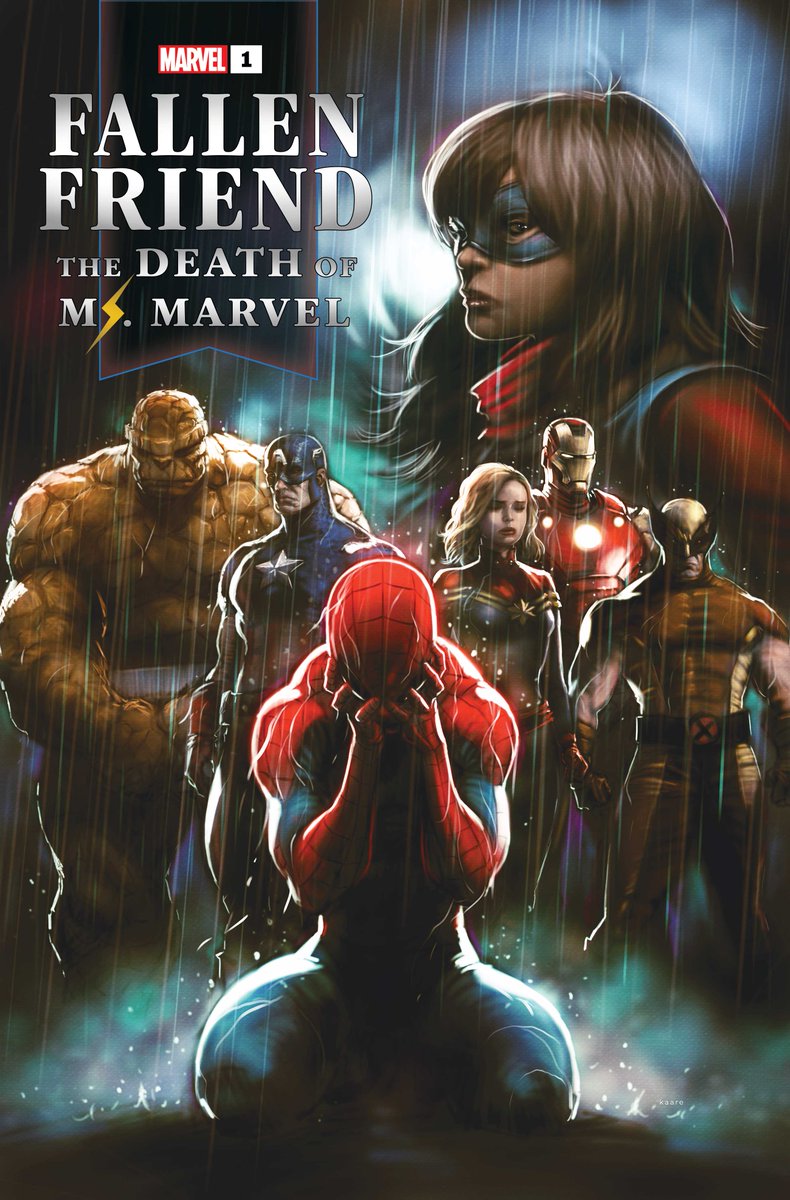 Marvel's tweet photo. It's the heroic sacrifice no one expected. The #MarvelComics Universe mourns its fallen friend in a special one-shot this July. 

Read more here: https://t.co/uKHHf1ATZO https://t.co/XigoWBC6hW