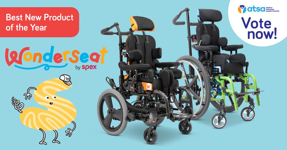 SpexSeating's tweet photo. We're proud to share that Wonderseat has been selected as a finalist for the 2023 ATSA Best New Product Award!! 🎉

We would greatly appreciate your support, so please click the link in our below to cast your vote! 🗳️
https://t.co/BUxFunsXb0 https://t.co/2GgbCvGMZu
