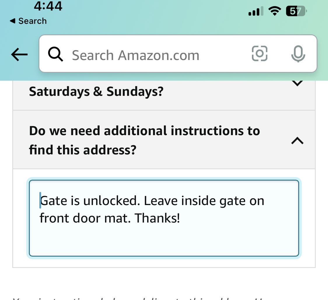 kimmietainment's tweet photo. @AmazonHelp These have been my directions for the last few years. https://t.co/YBjfTx2hAv